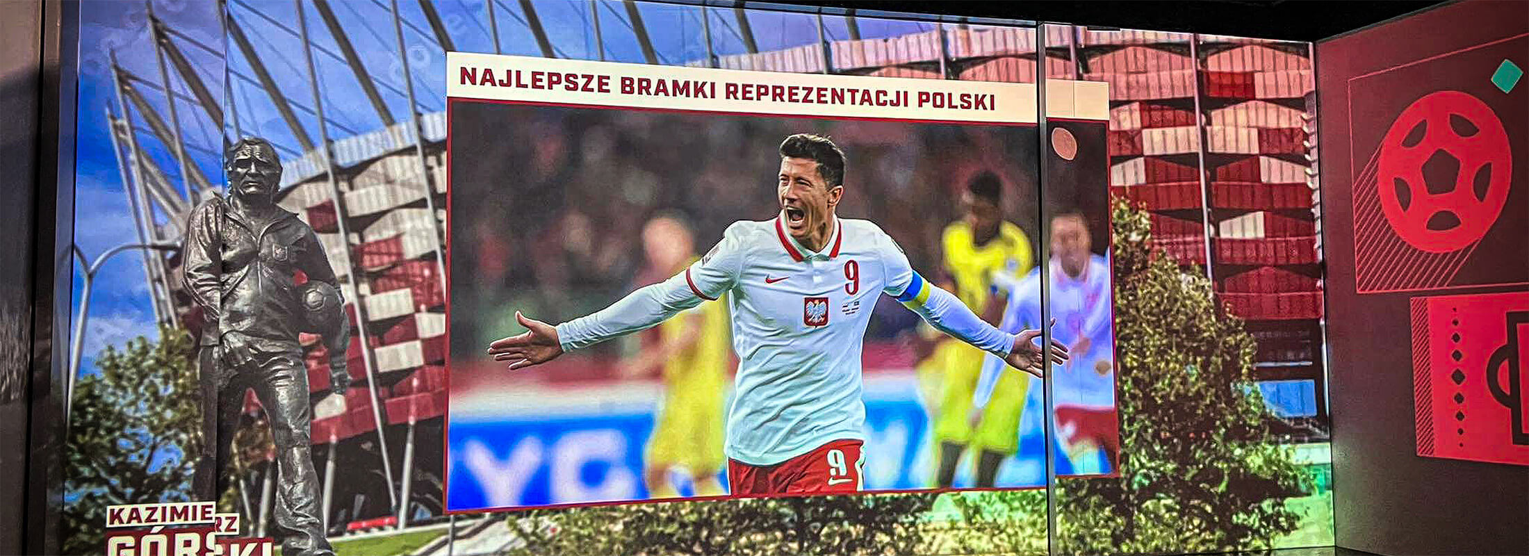 Polska na mundialach - wystawa immersyjna w Art Box Experience