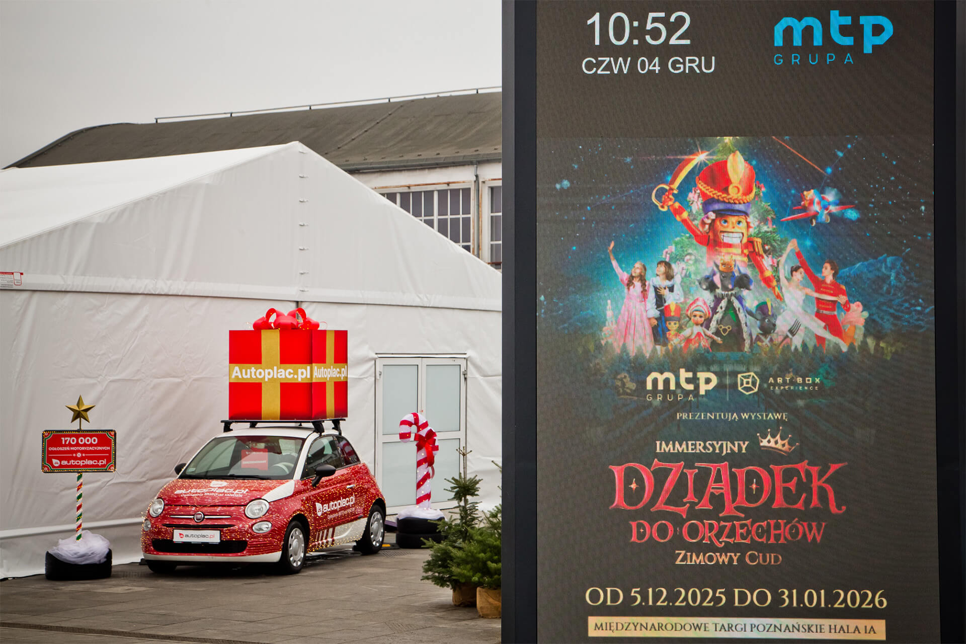 Dziadek do Orzechów w Art Box Experience Poznań